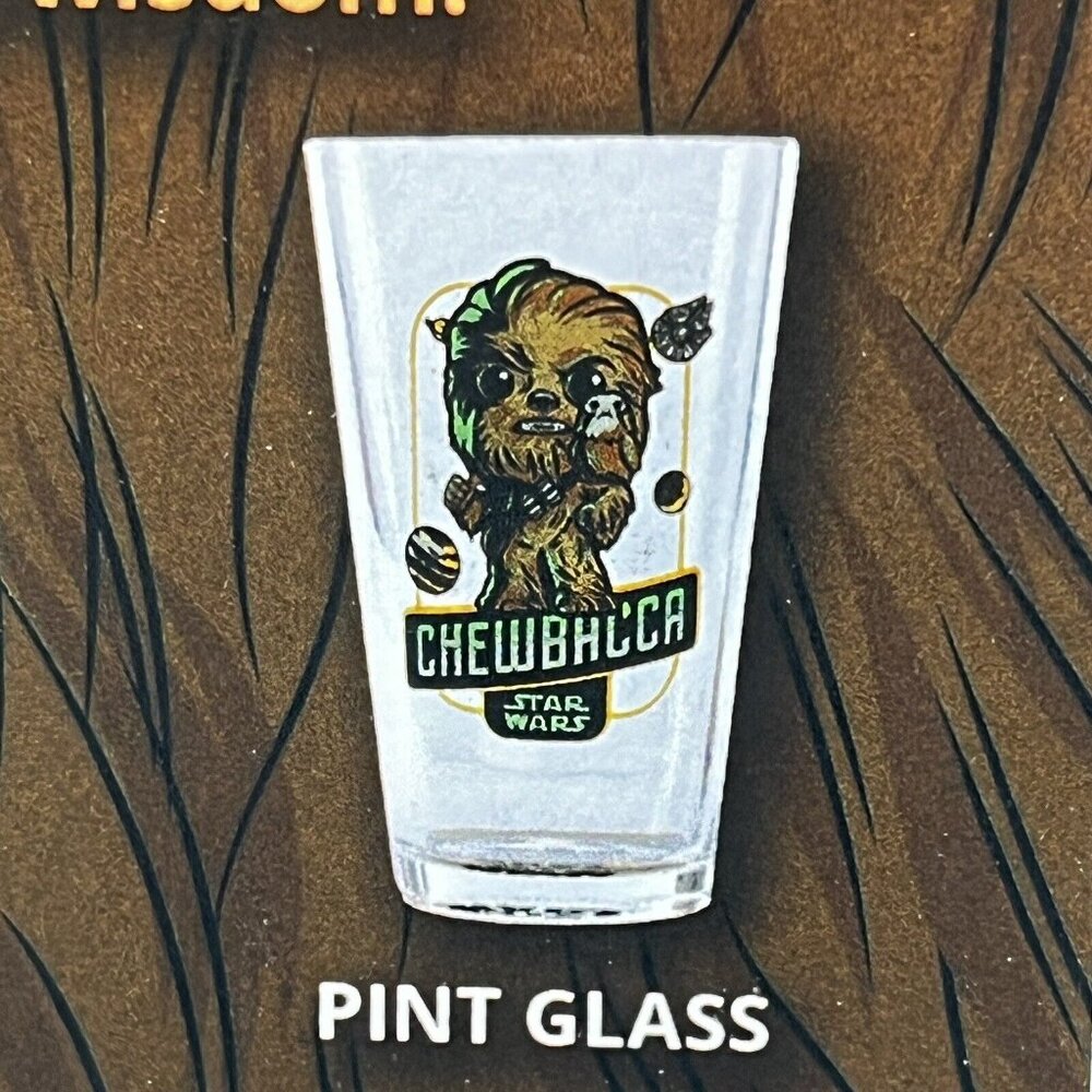 Funko Smuggler's Bounty Exclusive Chewbacca Star Wars 16oz Pint Beer Glass